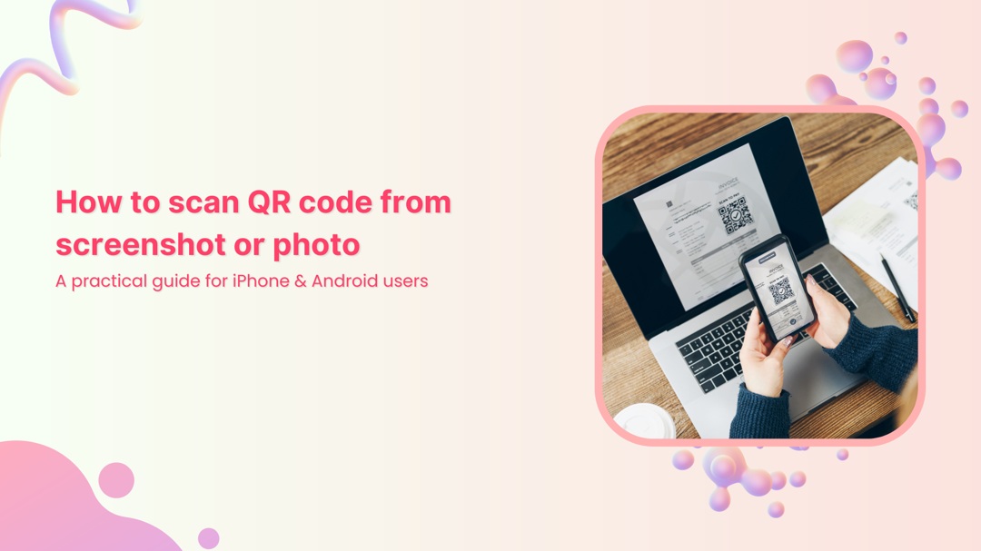 How to scan QR code from screenshot on iPhone & Android